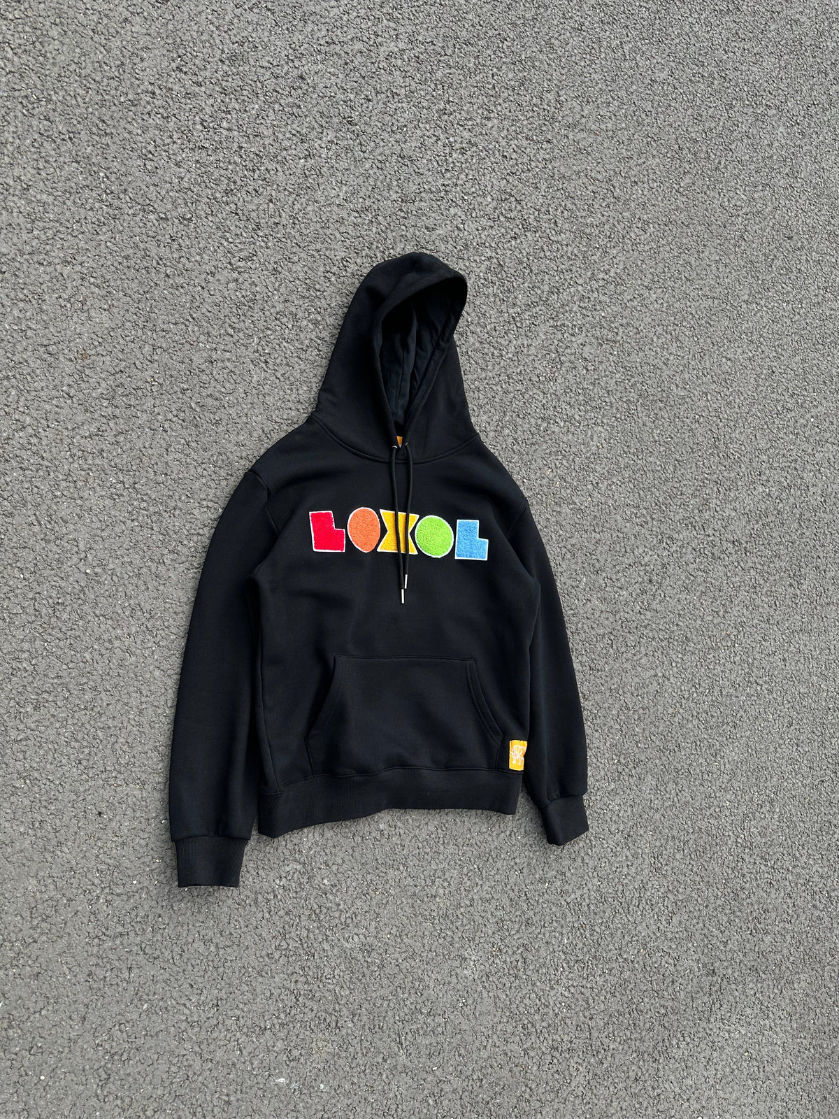 multi coloured hoodie