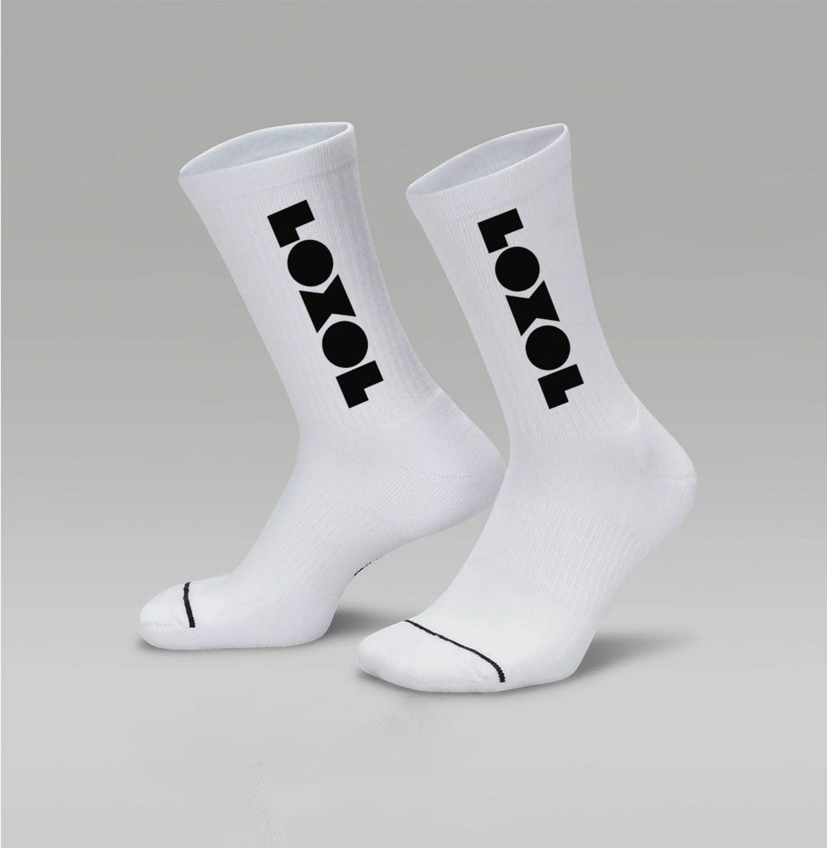 white crew socks