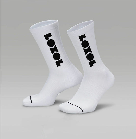 white crew socks