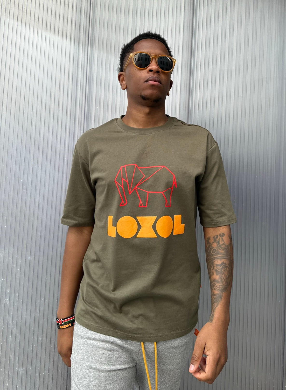 red graphic t shirt