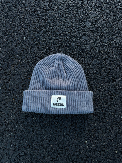 gray beanie hat